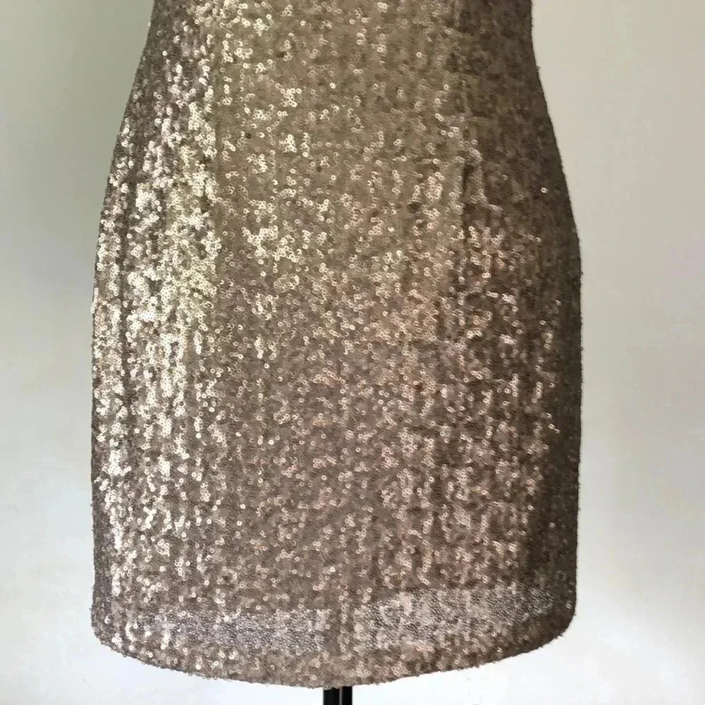 Aqua Dresses Sequin Shift Dress - Picture 3 of 8